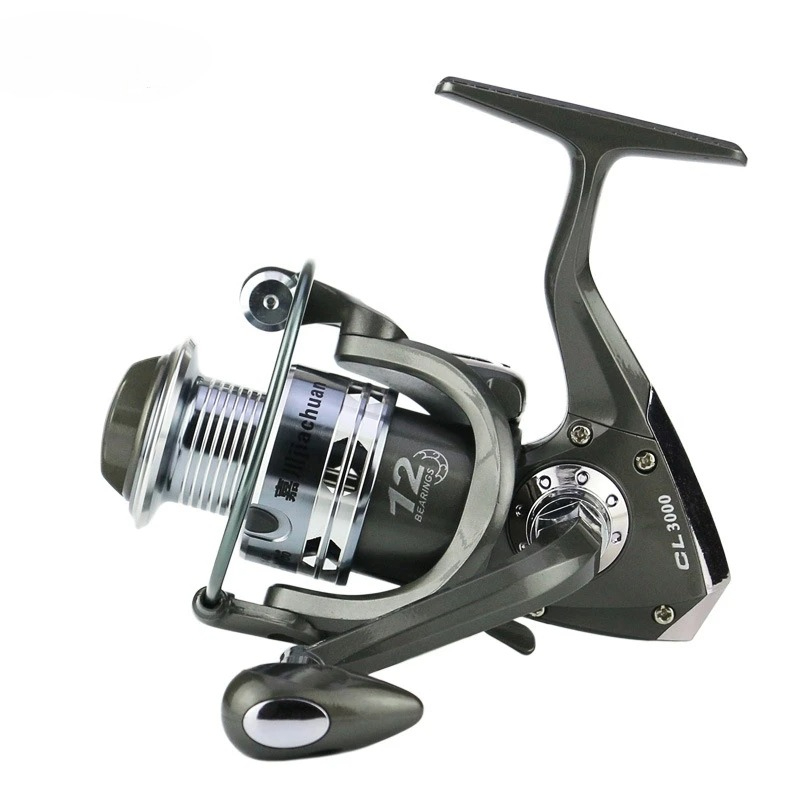 Fishing Equipment Daiwa - Reel pancing spinning dengan roda logam,