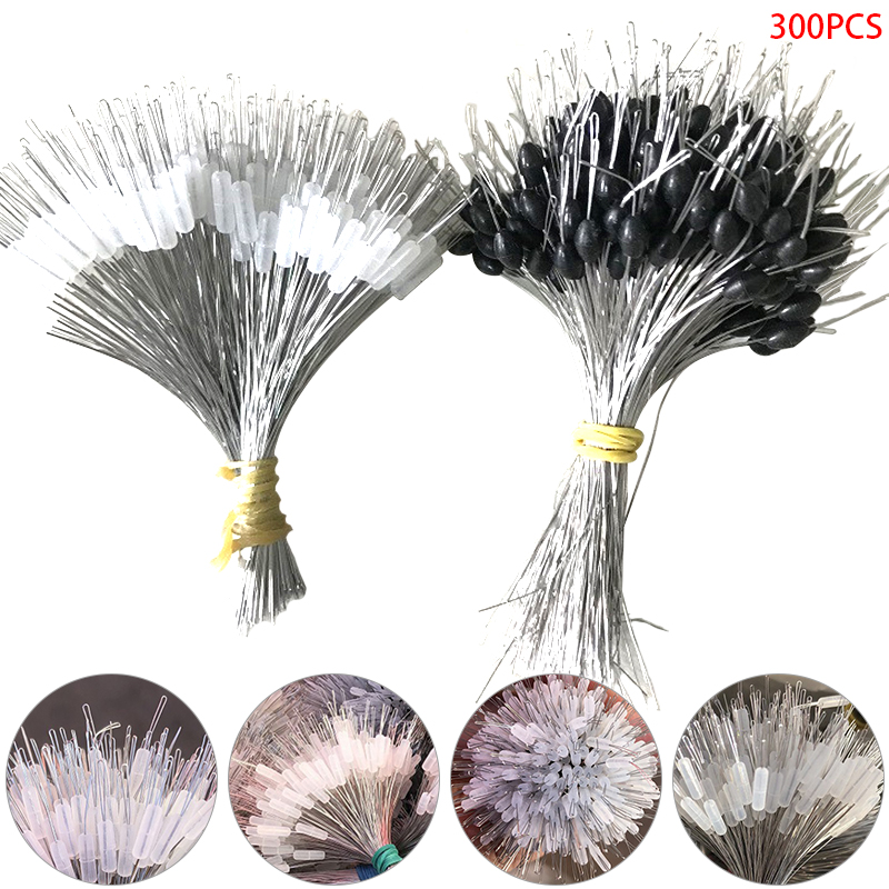 Fishing Equipment Line - 300 Buah Bobber Memancing Oval Hitam