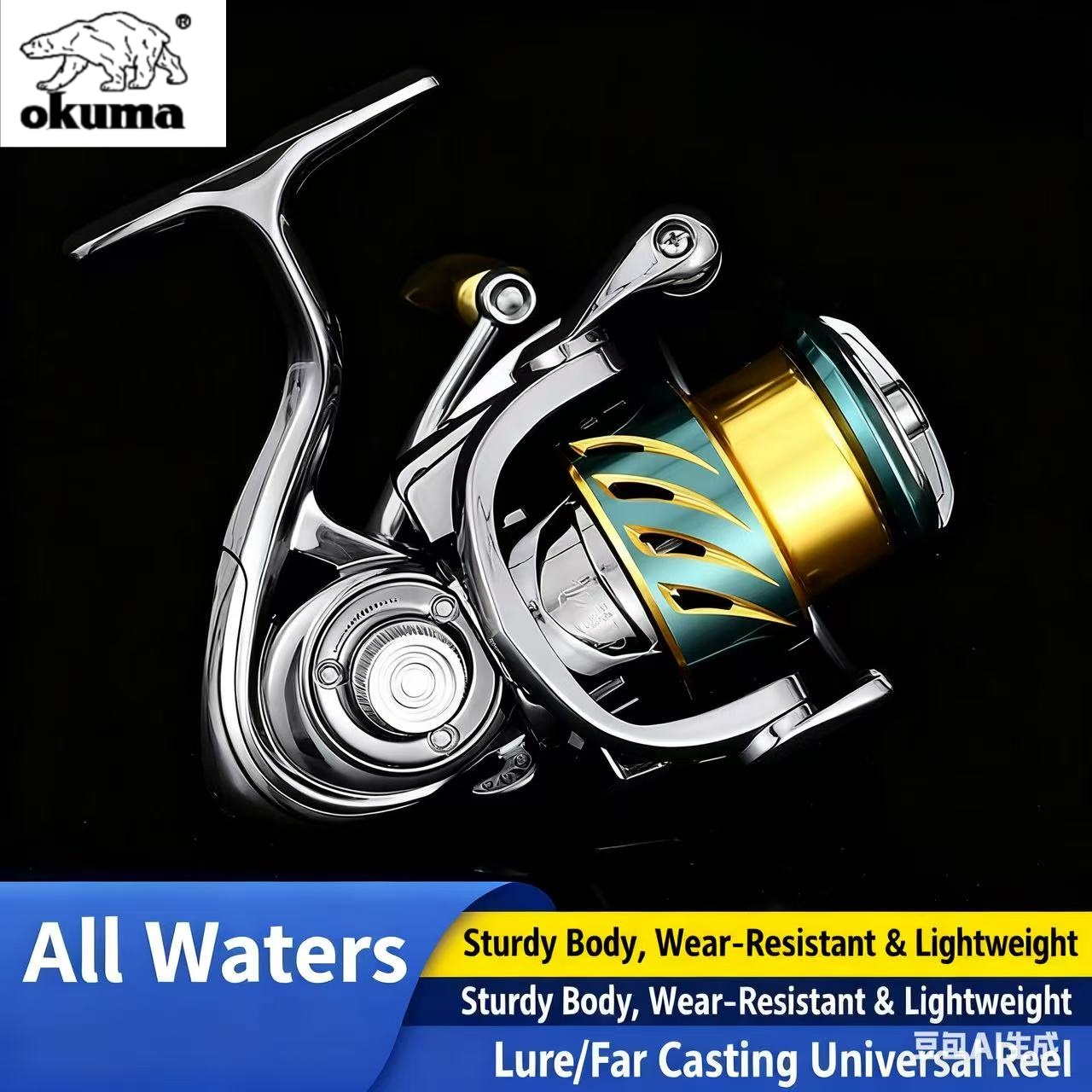 Okuma Fishing Tackle Spinning  - Fishing Equipment Daiwa ulasan dan harga