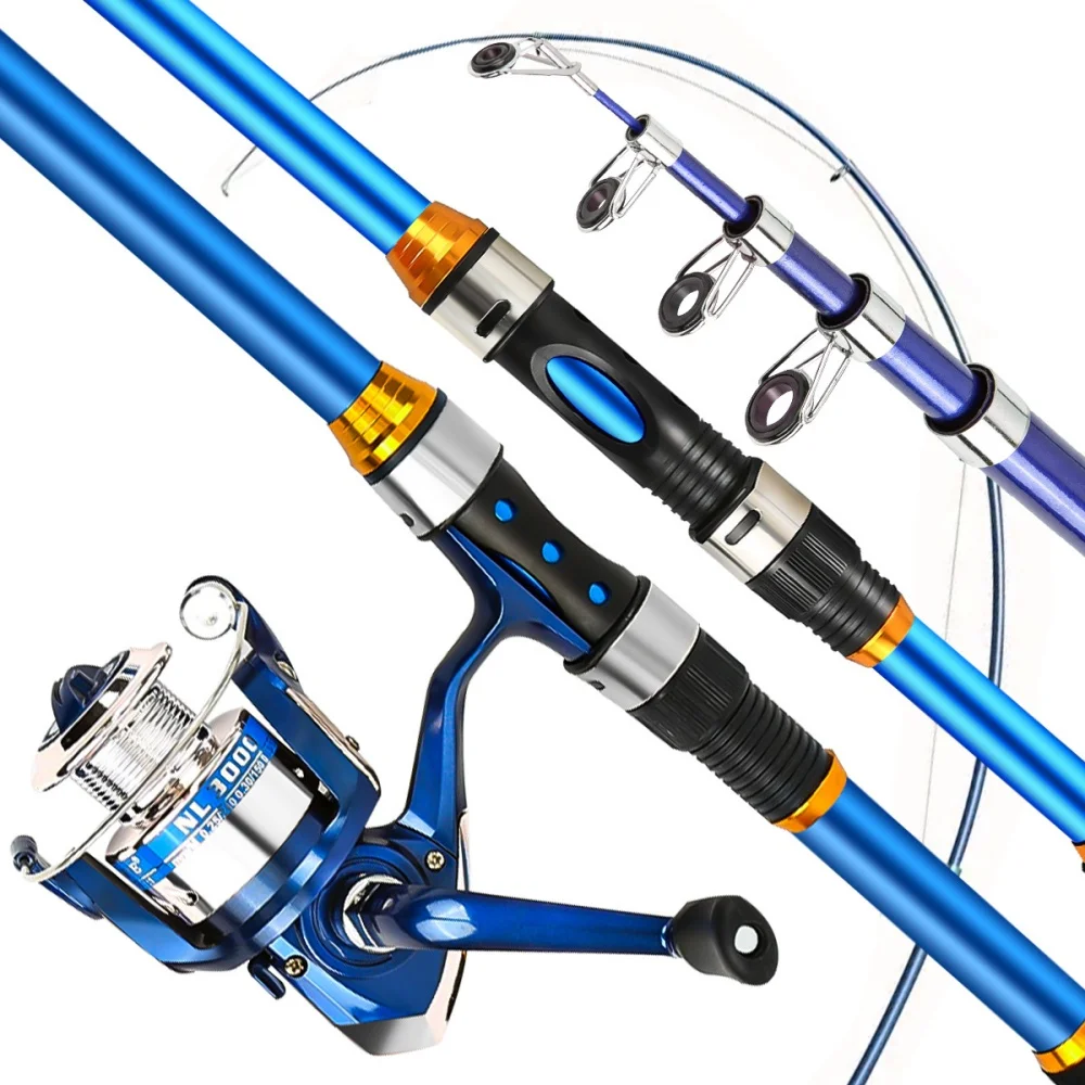 Set Joran Pancing Serat Kaca T - Fishing Equipment Line ulasan dan harga